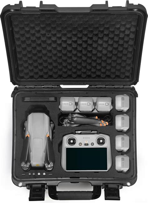 Lekufee Waterproof Carrying Case Compatible With DJI Air 3S DJI Air 3