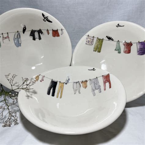 Washing Day Series Pasta Bowls Town Country Gallery Yarragon