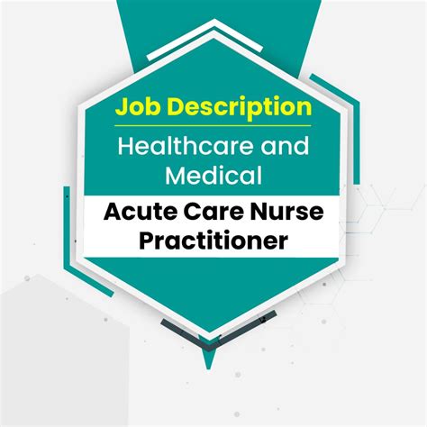 Job Descriptions Acute Care Nurse Practitioner