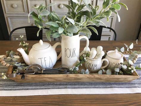 Rae Dunn Display Instagram Therenovatedhomeofchaos Farmhouse Table