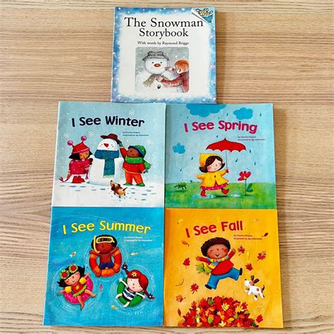 Set Of 5 Books I See Summer Fall Winter Spring By Charles