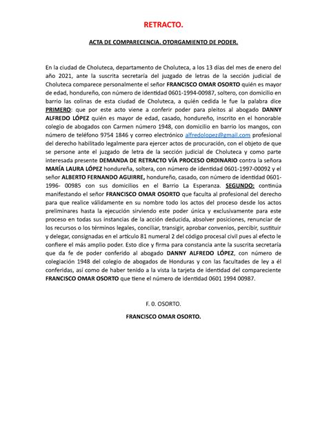 Introducir Imagen Modelo De Acta De Comparecencia Judicial