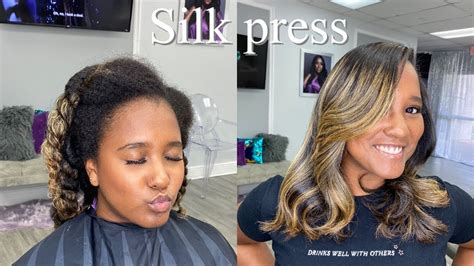 Silk Press Amazing Transformation Youtube