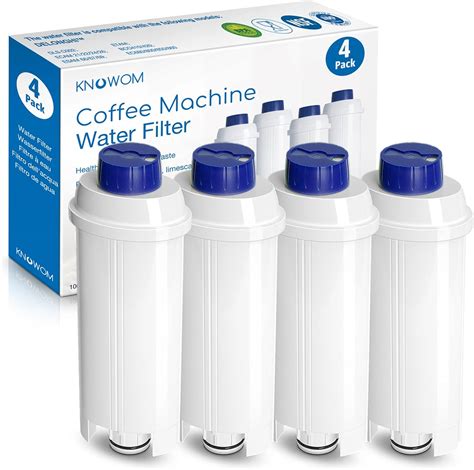 Knowom Coffee Machine Water Filter For Delonghi Dlsc Pcs