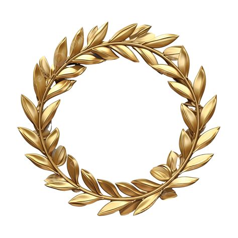 Laurel Wreath Illustration D Green Icon Symbol Png Transparent