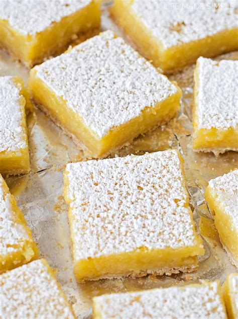 Classic Lemon Bars Life Made Simple