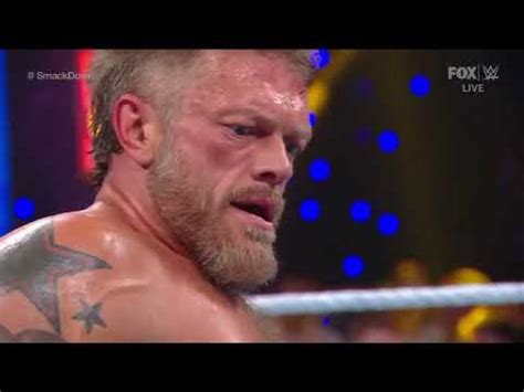 Edge Vs Grayson Waller WWE SmackDown July 7 2023 HD YouTube