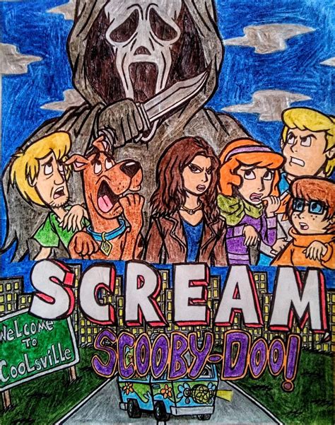 A Scooby-Doo x Scream crossover drawing I made | Scream Amino Amino