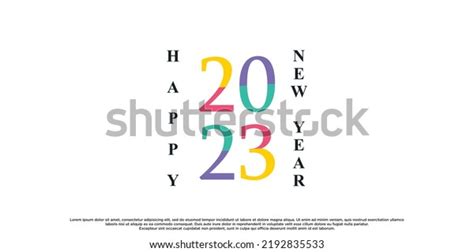 2023 Logo Design Creative Unique Concept Stock Vector (Royalty Free ...