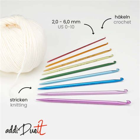 addiDuett Häkel und Stricknadel Lang Yarns Wolle