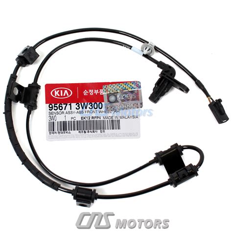 ⭐⭐genuine Abs Wheel Speed Sensor Front Right For 11 16 Kia Sportage 956713w300⭐⭐ Ebay