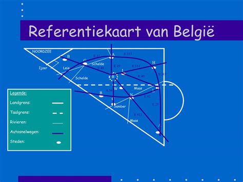 PPT Referentiekaart van België PowerPoint Presentation free download