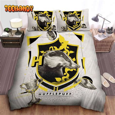 House Hufflepuff Symbol Illustration Bedding Set