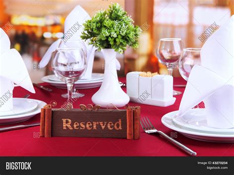 Reserved Sign On Image And Photo Free Trial Bigstock