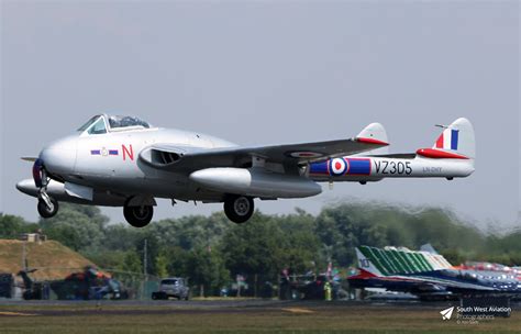 Vz Ln Dhy De Havilland Vampire Fb Raf Fairford Gl Flickr