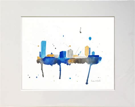 Milwaukee Skyline Art Milwaukee Skyline Canvas Milwaukee - Etsy