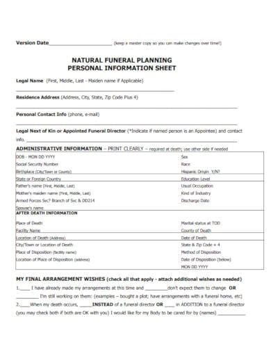 11 Funeral Planner Templates In Pdf Word Psd Free And Premium