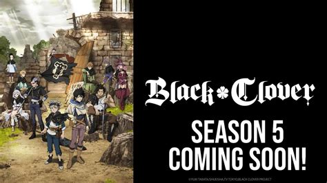 BLACK CLOVER SEASON 5 RELEASE DATE UPDATE YouTube