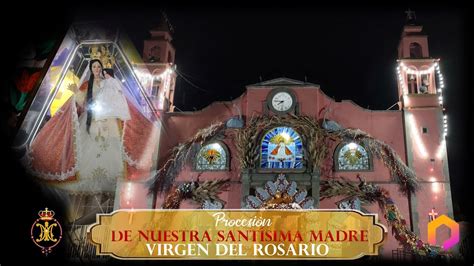 Procesión de nuestra Madre Santísima Virgen del Rosario Tequisistlan