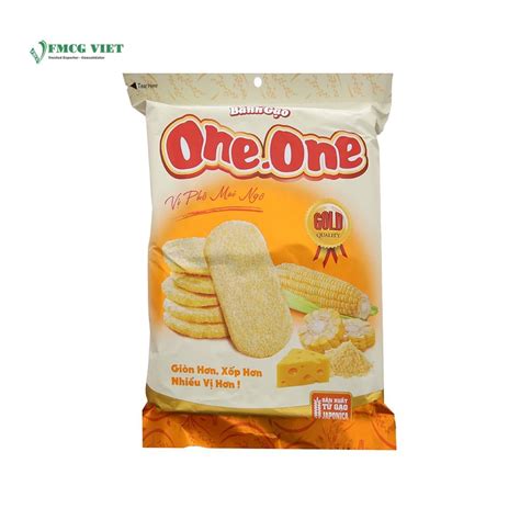 One One Rice Cracker Bag 118g Corn Cheese Flavour Wholesale Exporter