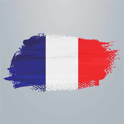 France Flag Brush 2632134 Vector Art At Vecteezy