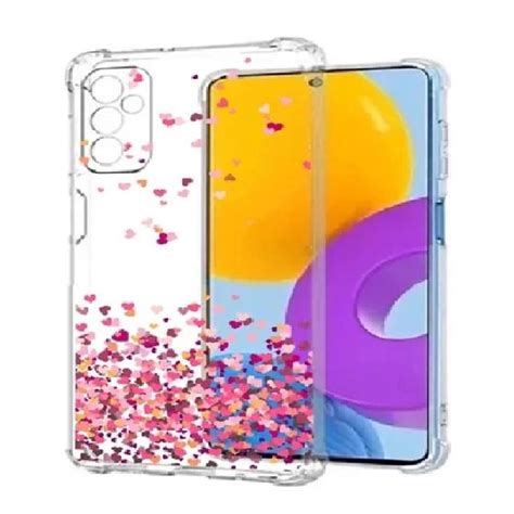 Capa Bordas Anti impacto Chuva de Coração Compativel Para Samsung