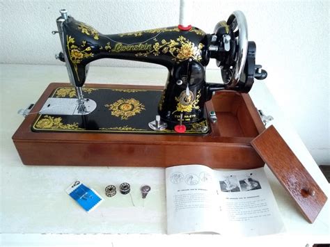 Lewenstein HA E78 Sewing Machine With Wooden Dust Cover Second Half