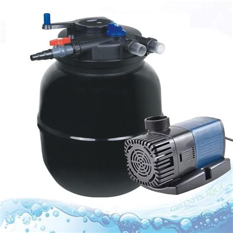 pond filter compo  pump greenfin  pond studio
