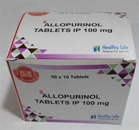 Allopurinol Tablets 100mg At Best Price In Mumbai Maharashtra