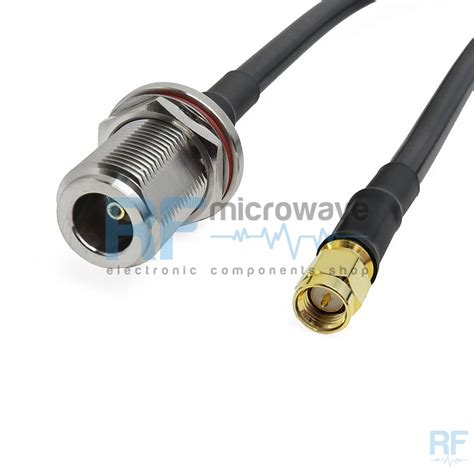 N15S02 22 10000 QAXIAL Cable Assembly N Female SMA Male LLF240 10