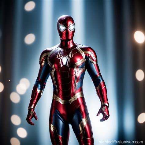 Iron Spider: Metallic Fusion Suit | Stable Diffusion Online