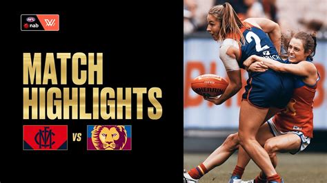 Melbourne V Brisbane Match Highlights Preliminary Final 2022 Nab