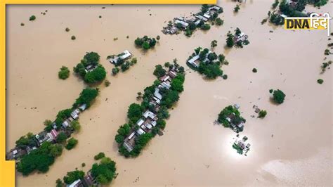 Assam Floods असम में बढ़ता जा रहा है बाढ़ का प्रकोप 55 लाख लोग