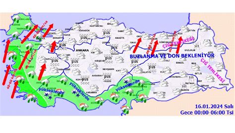 Ocak T Rkiye Geneli Hava Durumu I Meteoroloji Den Il I In