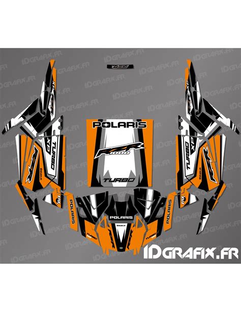 Recta Edició Decoració Kit Taronja IDgrafix Polaris RZR 1000 Tur