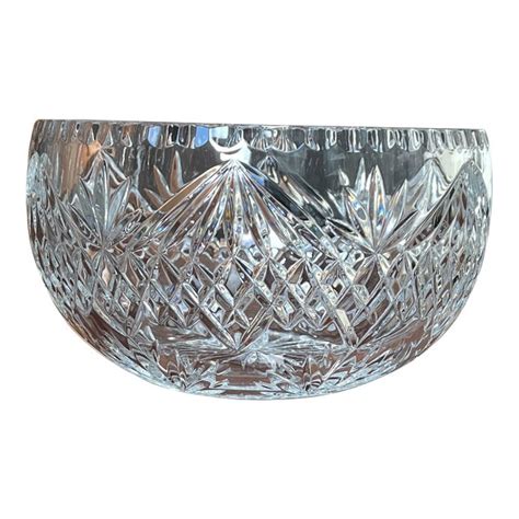 Vintage Lead Crystal Bowl | Chairish