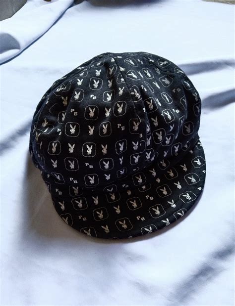 Playboy Vintage 90s Playboy fullprint newboys Hat | Grailed