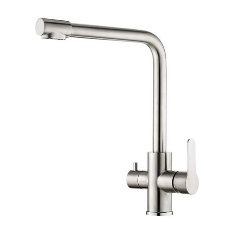 Stainless Steel 3 Way Kitchen Mixer Tap With Filtered Water K955E 06