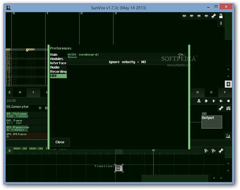 sunvox save widgetpoliz