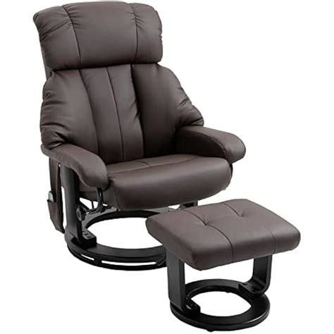 homcom massage recliner chair  ottoman  global ubuy