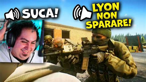 LYON FA UNO SCHERZO AI SUOI AMICI SU ESCAPE FROM TARKOV IN LIVE YouTube