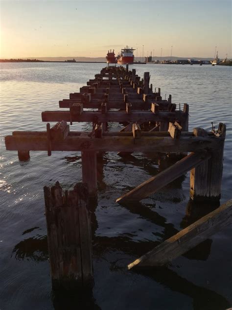 Abandoned Pier At Leith Docks July Alljengi Flickr