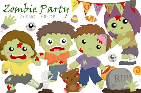 Zombie Halloween Vector Illustration Graphic By Peekadillie · Creative