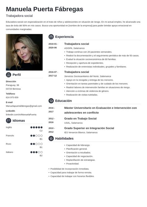 Perfil Laboral Ejemplos