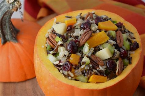 Festive Wild Rice Salad With Roasted Butternut Squash And Cranberries Fiesta Friday 38