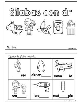 Librito De S Labas Trabadas Con Dr By La Maestra Pati Bilingue Tpt