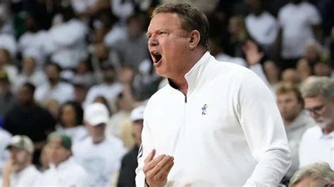 Kansas Bill Self Hospitalized Coach Will Miss Jayhawks Game Vs West