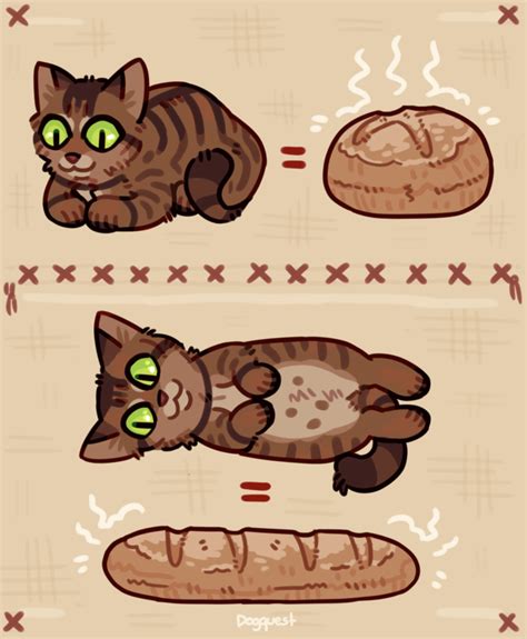 Professional Furry — Pure Bread Cat Loaf Mode And Baguette Mode 🍞