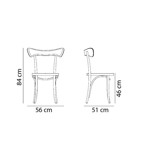 Thonet Sedia Cafèstuhl Faggio laccato nero LONGHO Design Concept