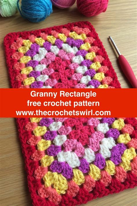 Rectangle Granny The Crochet Swirl Artofit